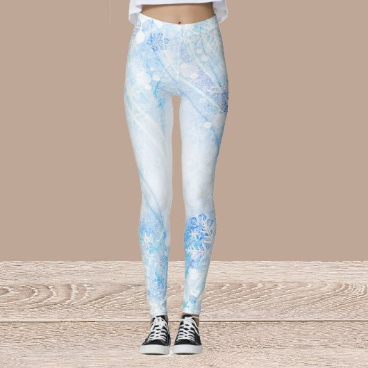 Leggings de flocon de neige d'hiver