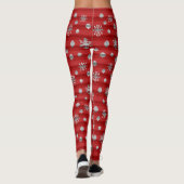 Leggings de flocon des neiges Leggings de flocon d (Dos)