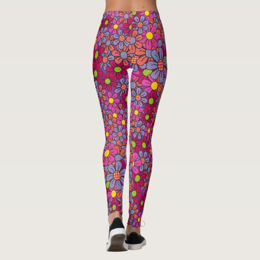 Leggings de flûte à fleurs (Dos)