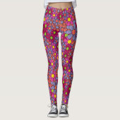 Leggings de flûte à fleurs (Devant)