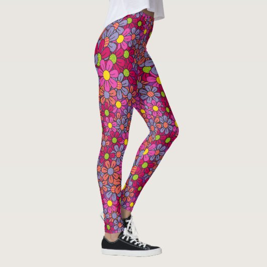 Leggings de flûte à fleurs (Droite)