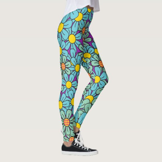Leggings de flûte à fleurs (Droite)