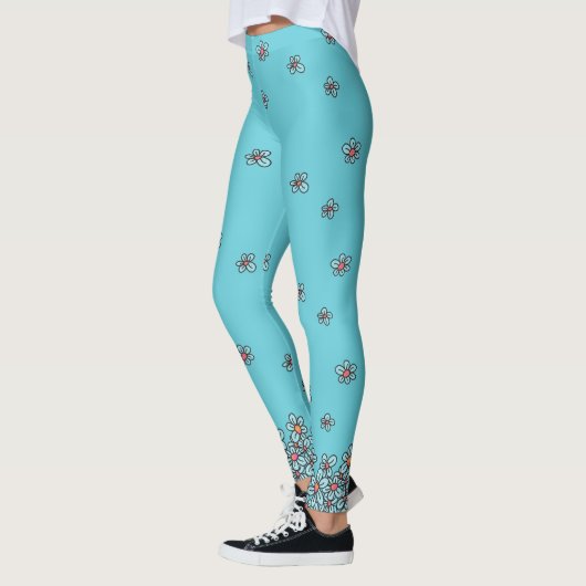 Leggings de flûte à fleurs (Gauche)