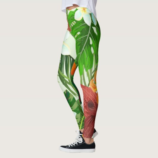 Leggings de forêt tropicale de la Jungle tropicale (Gauche)