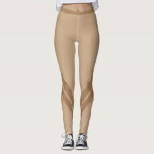 Leggings de forme de noeud Brown (Devant)