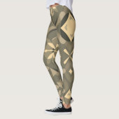 Leggings de formes géométriques - Patte élégante e (Gauche)