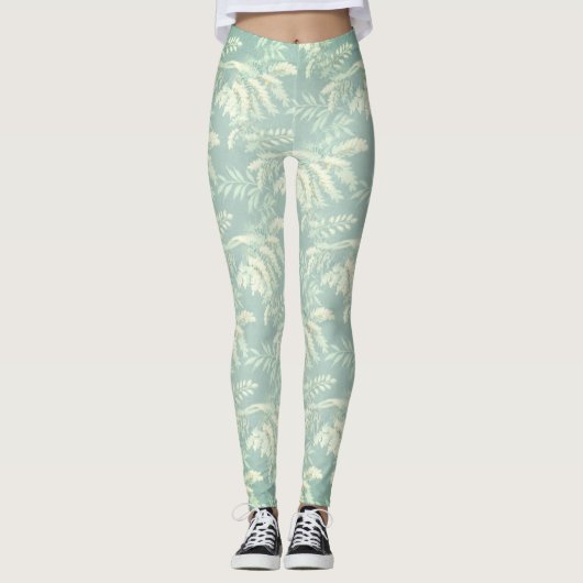 Leggings de franges botaniques (Devant)
