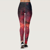 leggings de galaxie rouge (Dos)