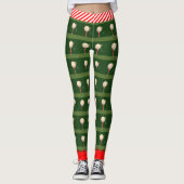 Leggings de golf de Noël tendance (Devant)