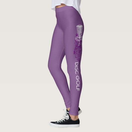 Leggings de golf sur disque violet (Gauche)