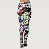 Leggings de graffitis de rue - Amusants (Dos)