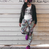 Leggings de graffitis de rue - Amusants