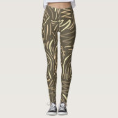 Leggings de gribouillages de ton (Devant)