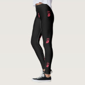 Leggings de hibou rose (Gauche)