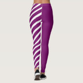 Leggings de Jester violet et blanc (Dos)
