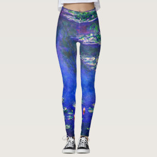 Leggings De jolies nénuphars vintage par Claude Monet