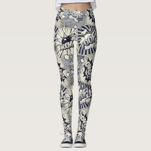Leggings de la bande dessinée