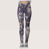 Leggings de la chouette de nuit - Jolie (Devant)