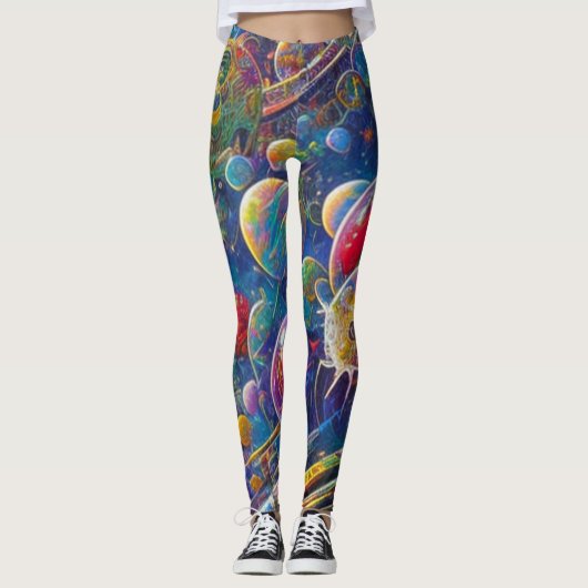 Leggings de la course spatiale (Devant)