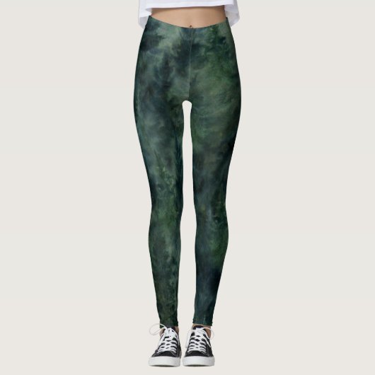 Leggings de la forêt verte (Devant)