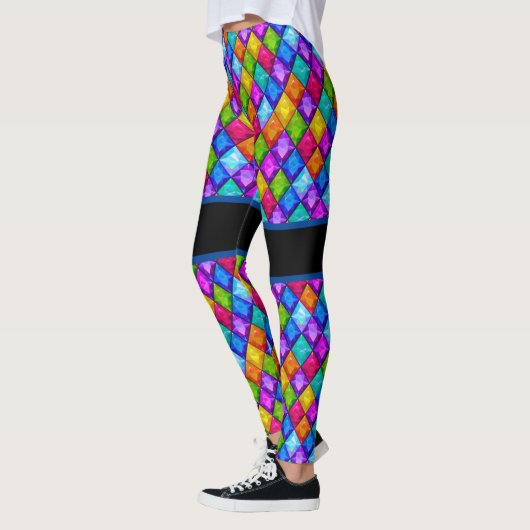 Leggings de la mode de la flûte de diamants (Gauche)