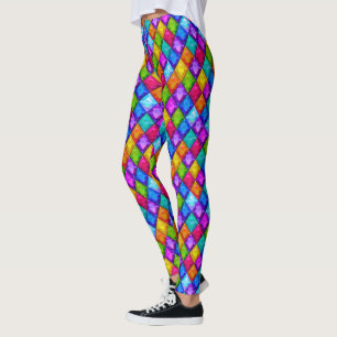 Leggings de la mode de la flûte de diamants