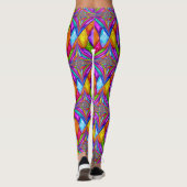 Leggings de la mode de la flûte de diamants (Dos)