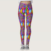 Leggings de la mode de la flûte de diamants (Devant)