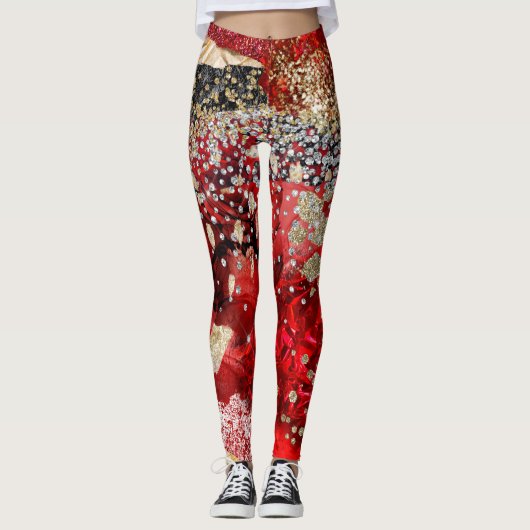 Leggings de la mode pop de fête (Devant)