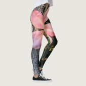 Leggings de la nature rose Fleur (Droite)
