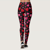 Leggings de la Saint-Valentin, Coeurs rose et roug (Dos)