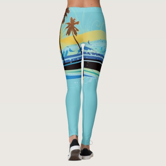 Leggings de la scène d'été (Dos)