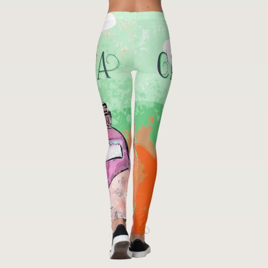 Leggings de l'affiche de voyage en Californie (Dos)