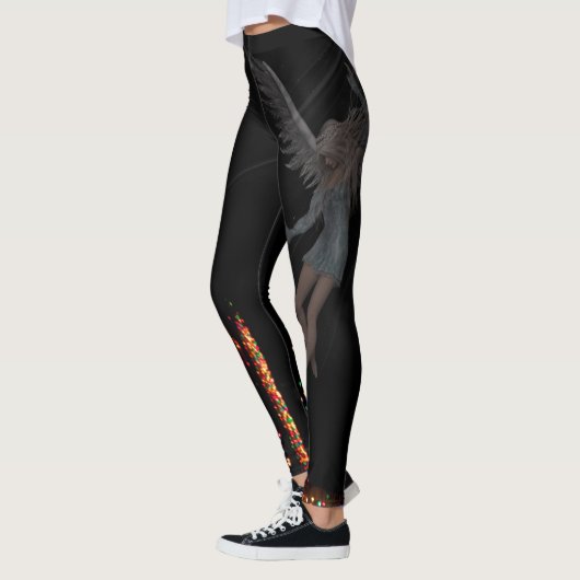 Leggings de l'ange de Noël (Gauche)