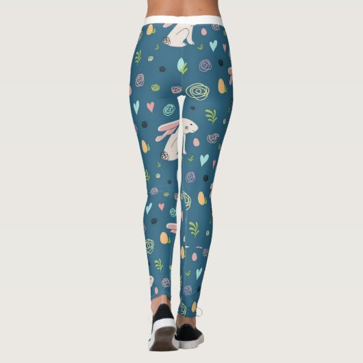 Leggings de lapin bleu (Dos)