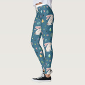 Leggings de lapin bleu (Gauche)