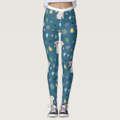 Leggings de lapin bleu (Devant)
