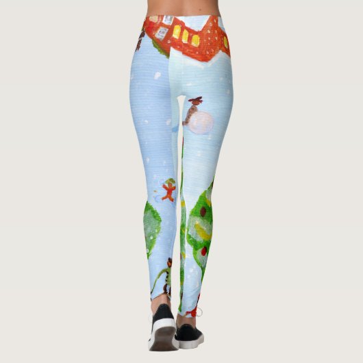 leggings de l'arbre de Noël (Dos)