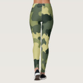 Leggings de l'armée Green Camo (Dos)