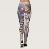 Leggings de l'élégance des orchidées tropicales (Dos)