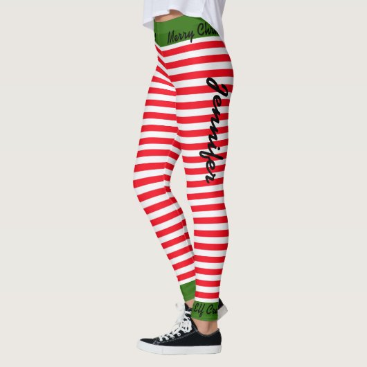 Leggings de l'équipage des elfes de Noël Père Noël (Gauche)