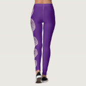 Leggings de l'État du New Hampshire Purple Lilac (Dos)