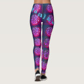 Leggings de l'exercice de nom personnalisé (Dos)