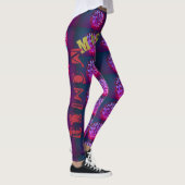 Leggings de l'exercice de nom personnalisé (Droite)