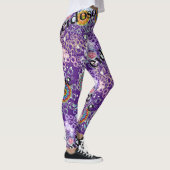 Leggings de libellules de sorbet de raisin (Droite)