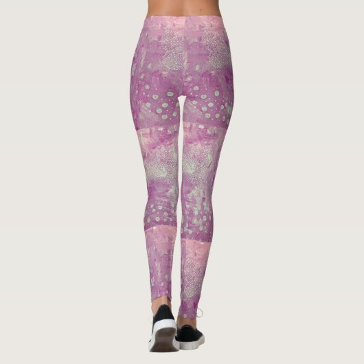 Leggings de libellules roses (Dos)
