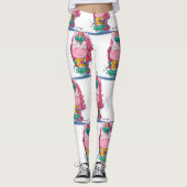 Leggings de licorne blanche (Devant)