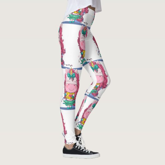 Leggings de licorne blanche (Droite)