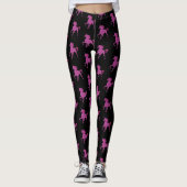 Leggings de licorne de feu rose (Devant)