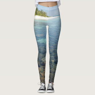 Leggings de l'île tropicale